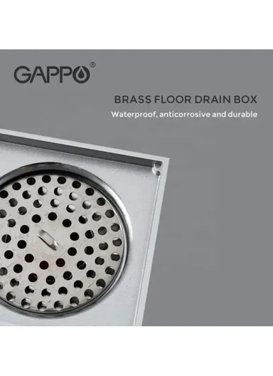 Round Drainer With Brass Body For Bathroom G81050 (L10 x W10 x H4)cm