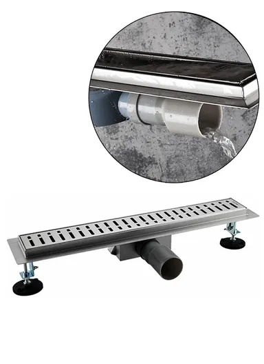 7x70cm Stainless Steel Long Floor Drainer For Bathroom G87007-3