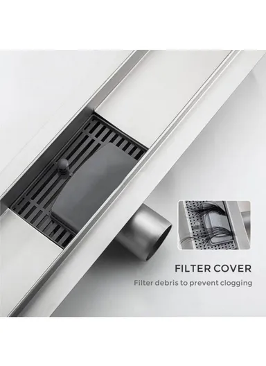 7x70cm Stainless Steel Long Floor Drainer For Bathroom G87007-3