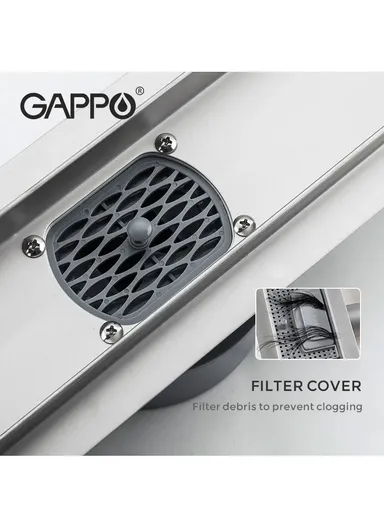 7x30cm Stainless Steel Long Floor Drainer For Bathroom G83007-4