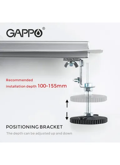 7x30cm Stainless Steel Long Floor Drainer For Bathroom G83007-4