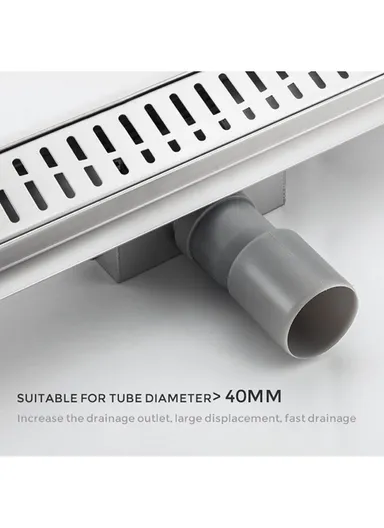 7x60cm Stainless Steel Long Floor Drainer For Bathroom G86007-3