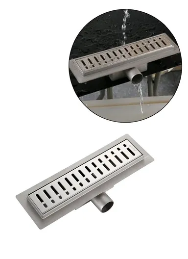 7x30cm Stainless Steel Long Floor Drainer For Bathroom G83007-3