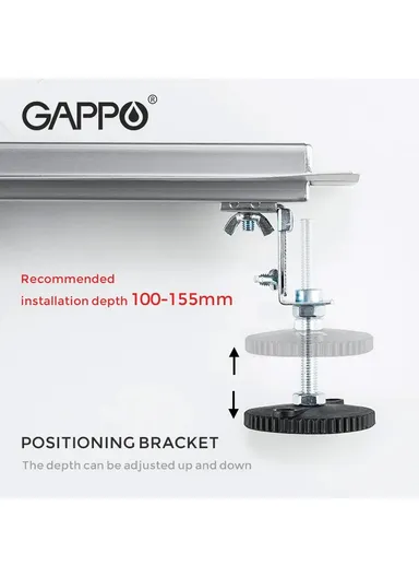 7x50cm Stainless Steel Long Drainer For Bathroom G85007-3