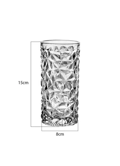 330ml 6 Pcs Luxurious Set Transparent Glass Cup With 1.2L Glass Jug