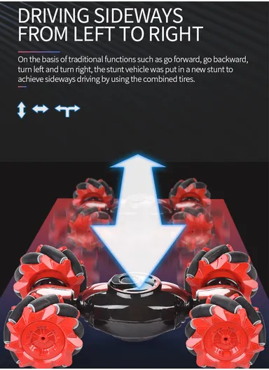 Plastic Side-Walk High-Speed Tire With Remote &amp; Gesture Control Watch LH-C019S (L32 x W18 x H6)cm