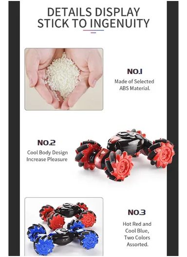 Plastic Side-Walk High-Speed Tire With Remote &amp; Gesture Control Watch LH-C019S (L32 x W18 x H6)cm