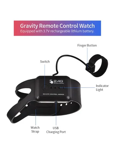 Plastic Side-Walk High-Speed Tire With Remote &amp; Gesture Control Watch LH-C019S (L32 x W18 x H6)cm