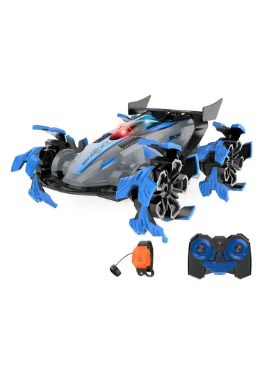 2.4G Spray Stunt 360 Degree Remote Control &amp; Gesture Control Watch Rolling Car For Kids LH-C043B (L30 x W24 x H16)cm