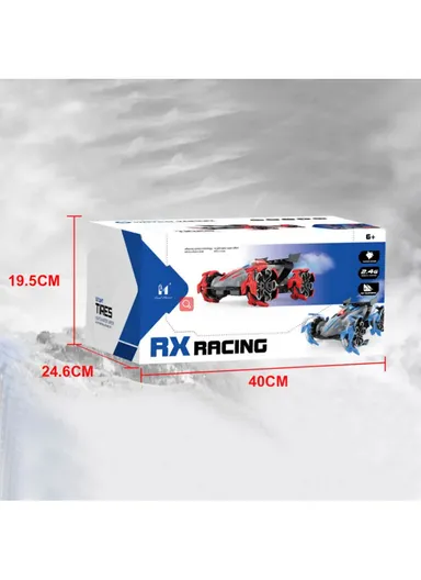 2.4G Spray Stunt 360 Degree Remote Control &amp; Gesture Control Watch Rolling Car For Kids LH-C043B (L30 x W24 x H16)cm