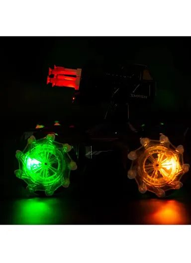 Plastic Safety Bullet Shooting Car With Remote &amp; Gesture Control Watch LH-C034B (L16.5 x W22.5 x H17.5)cm - Blue