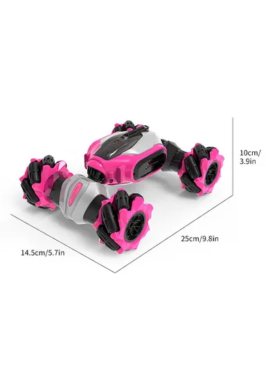 Plastic 2 Sided Stunt Tire With Remote Control NC01A (L25 x W15 x H5)cm