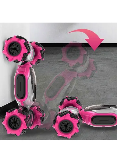 Plastic 2 Sided Stunt Tire With Remote Control NC01A (L25 x W15 x H5)cm