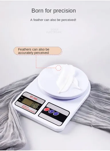 10Kg/1g Electronic Kitchen Scale with Digital LCD Display SF-400