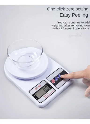 10Kg/1g Electronic Kitchen Scale with Digital LCD Display SF-400