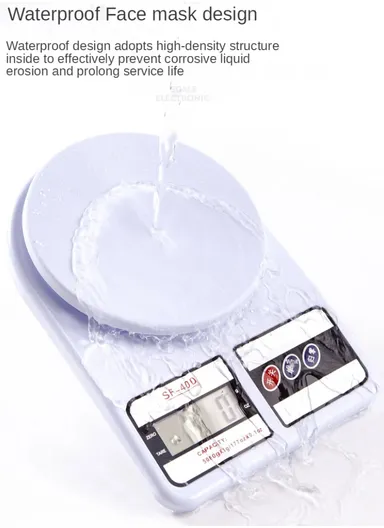 10Kg/1g Electronic Kitchen Scale with Digital LCD Display SF-400