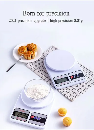 10Kg/1g Electronic Kitchen Scale with Digital LCD Display SF-400