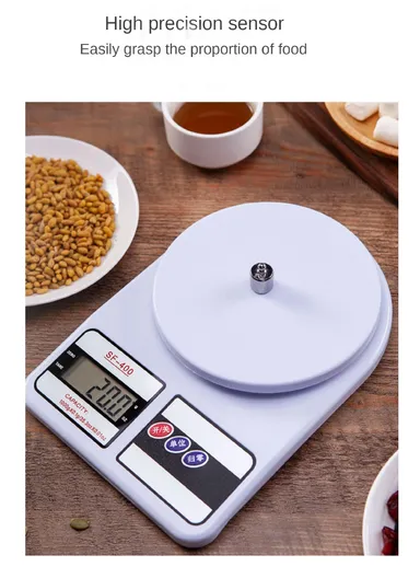10Kg/1g Electronic Kitchen Scale with Digital LCD Display SF-400