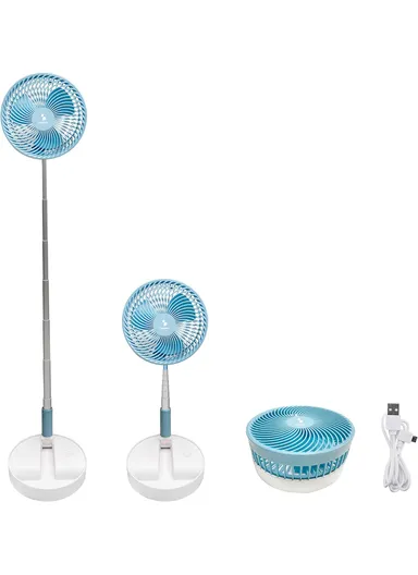Beper Extendable Rechargeable Fan, P206VEN450 (H20 x W10 x D20.5)cm