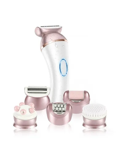 1200mAh 5 in 1 Women's Hair Remover With Versatile Attachments, Waterproof Design &amp; Long-Lasting Performance 