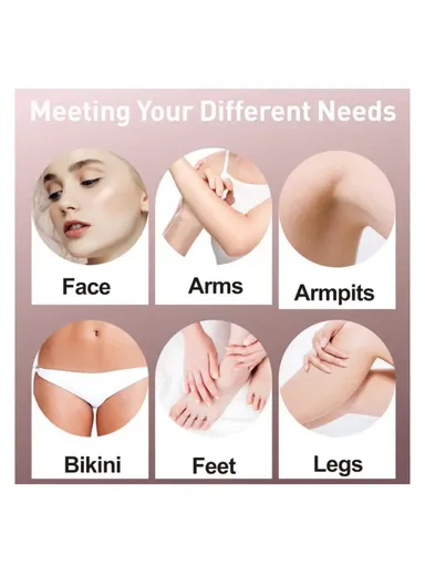 1200mAh 5 in 1 Women's Hair Remover With Versatile Attachments, Waterproof Design &amp; Long-Lasting Performance 