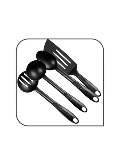 14 Pcs  Aluminum Set 16cm Saucepan, 24/28cm Stewpots With Lids &amp; 24/28cm Frypans, Spoon, Ladle, Potato Masher, 28cm Kebbe, Spatula, 22 x 29cm Oven Dish C3079383