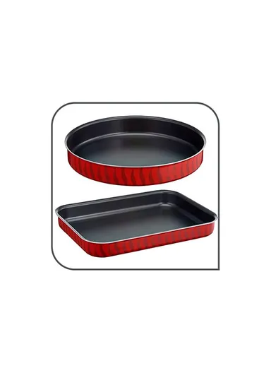 14 Pcs  Aluminum Set 16cm Saucepan, 24/28cm Stewpots With Lids &amp; 24/28cm Frypans, Spoon, Ladle, Potato Masher, 28cm Kebbe, Spatula, 22 x 29cm Oven Dish C3079383