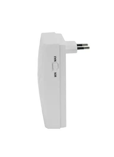 Wireless AC Doorbell: DC Battery Operated 1-Transmitter &amp; AC Operated 1-Receiver With 16 Chord Ringtones RL-3814