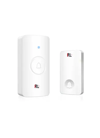 Kinetic Energy Self-Generating AC Wireless Doorbell With 1-Transmitter Self-Generating Power &amp; 1-Receiver EU Plug 120 Meters Block-Free Range