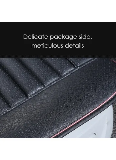 Breathable Car Seat Pad Cover, Comfort Car Front Driver/Passenger Seat Cushion - Black
