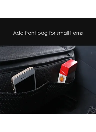 Breathable Car Seat Pad Cover, Comfort Car Front Driver/Passenger Seat Cushion - Black