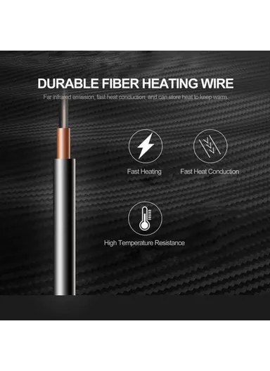 Men Heated Vest Winter Warm Heated Vest Heating Jacket Light USB Electric Warm Clothes For Outdoor Running Cycling Biking Driving Hiking(Battery Not Included) - s