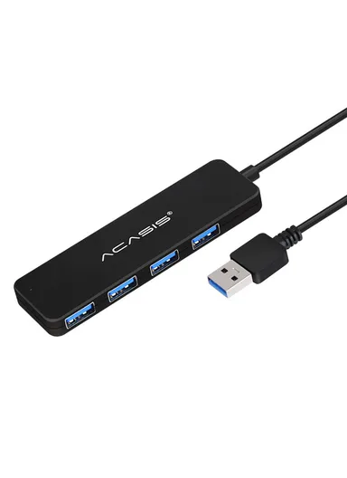 0.2m Cable 4 Ports USB3.0 Splitter Computer Laptop 5Gbps High Speed Transmission USB Hub AB3-L42