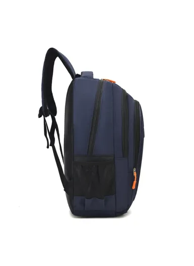 36-55L Lightweight Sport Oxford Cloth Backpack Schoolbag Travel Laptop Dual Shoulders Bag (W30 x D14 x H45)cm- Black