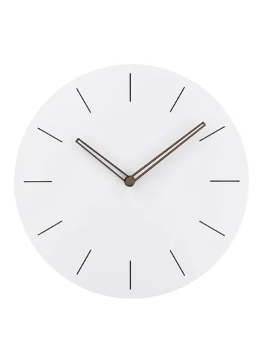 29cm MDF Wood Silent Non Ticking Wall Clock For Home Living Room Bedroom - Scale