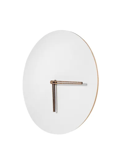 29cm MDF Wood Silent Non Ticking Wall Clock For Home Living Room Bedroom - No Number