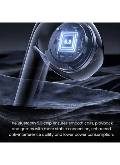 Semi-in-ear Bluetooth Earphones Low Latency IPX4 Waterproof Wireless Headphone X1 2023 - Black