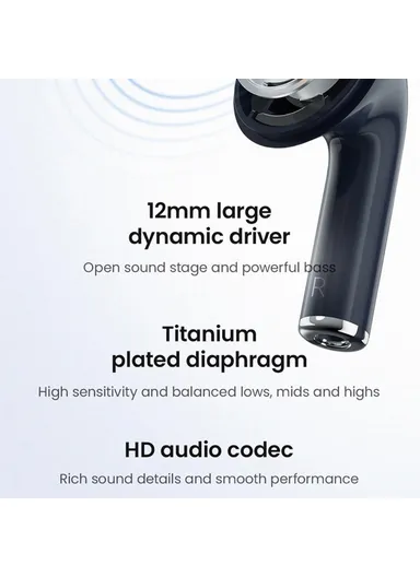 Semi-in-ear Bluetooth Earphones Low Latency IPX4 Waterproof Wireless Headphone X1 2023 - Black