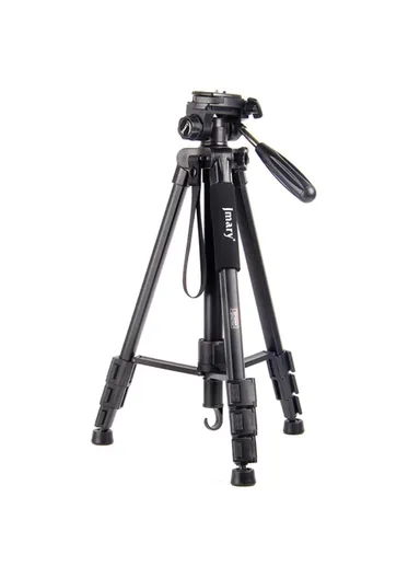Outdoor Photography Fill Light Tripod Stand Cell Phone SLR Floor Tripod For Live Streaming KP2254 - Black