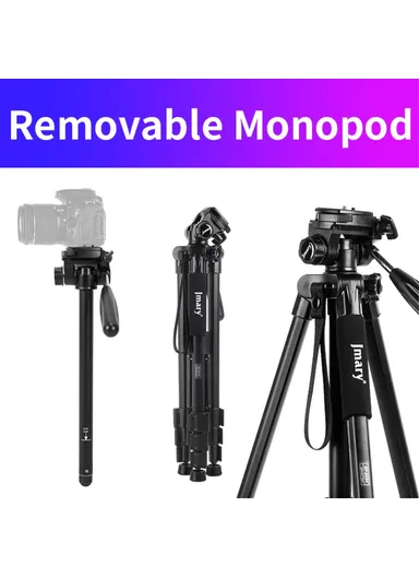 Outdoor Photography Fill Light Tripod Stand Cell Phone SLR Floor Tripod For Live Streaming KP2254 - Black