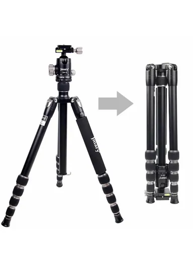 Detachable SLR Camera Tripod Stand Live Streaming Aluminum Alloy Cell Phone Tripod Holder for Outdoor Shooting KT255-NB36