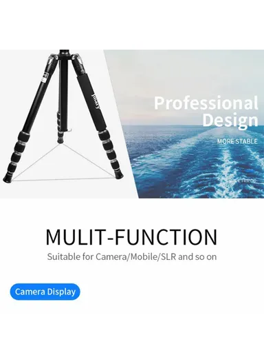 Detachable SLR Camera Tripod Stand Live Streaming Aluminum Alloy Cell Phone Tripod Holder for Outdoor Shooting KT255-NB36