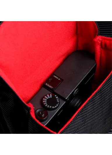 Waterproof Canvas Camera Bag for Sony Canon Nikon Accessory Storage Pouch Sleeve Protection Case (L9 x W11 x H14)cm