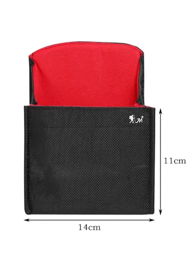 Waterproof Canvas Camera Bag for Sony Canon Nikon Accessory Storage Pouch Sleeve Protection Case (L9 x W11 x H14)cm