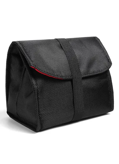 Camera Bag Waterproof Scratch-resistant Canvas Storage Pouch For Sony Canon Nikon Leica (L10.5 x W13.5 x H17)cm