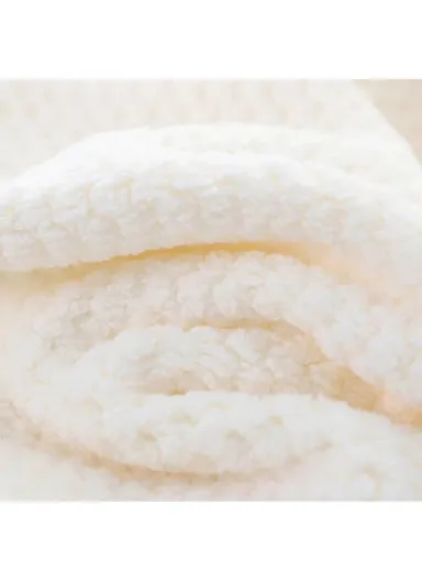 70x140cm Bath Coral Velvet Skin-Friendly Towel Thickened Soft Water Absorption Quick-dry - Beige