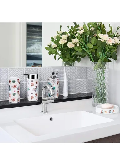 6 Pcs Plastic Bathroom Accessories Set 3308