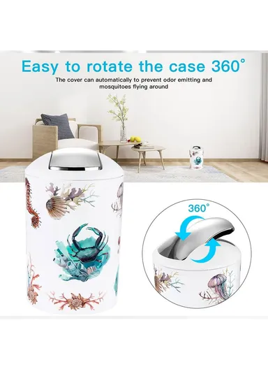 6 Pcs Plastic Bathroom Accessories Set 3308