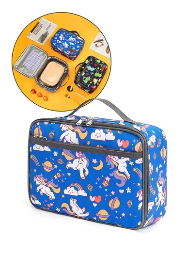 Large &amp; Convenient Oxford School Lunch Bag For Kids (W26 x D10 x H19)cm