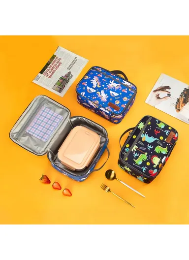 Large &amp; Convenient Oxford School Lunch Bag For Kids (W26 x D10 x H19)cm